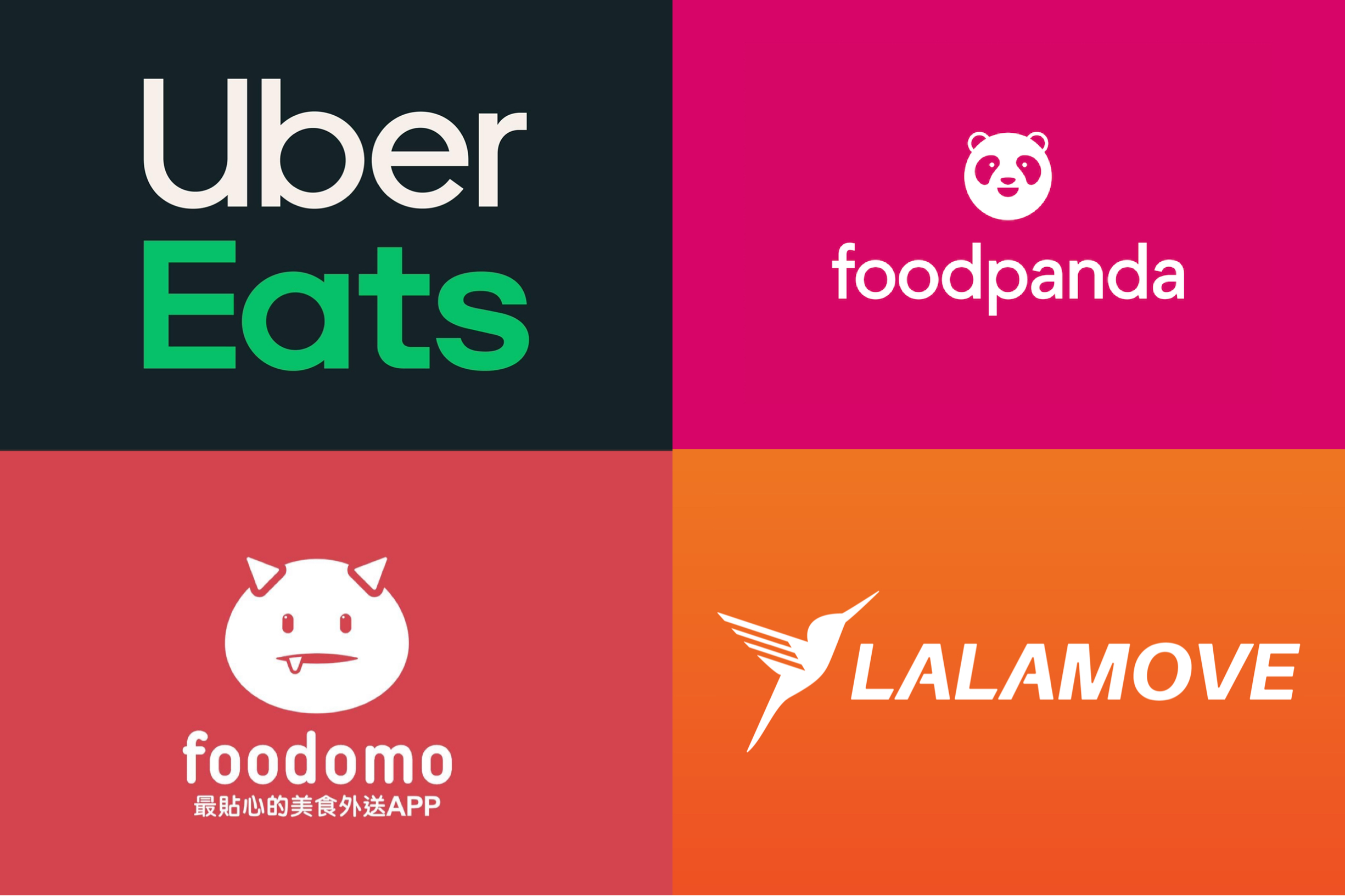2023年台灣各大外送平台Uber Eats、foodpanda、Lalamove和foodmo的加入費用和抽成
